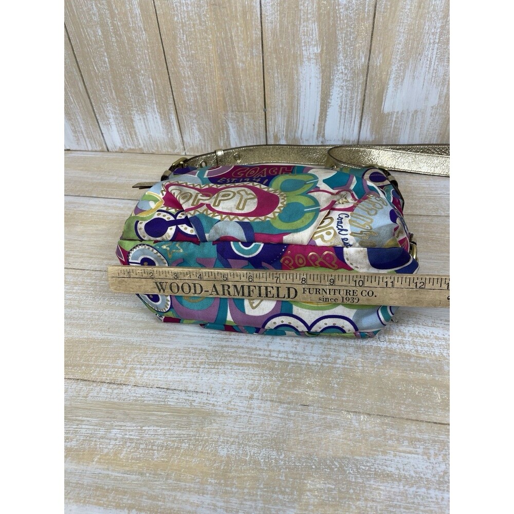 Coach Poppy Collection Signature Graffiti 1941 Cross Body Bag Colorful *read - Picture 13 of 16